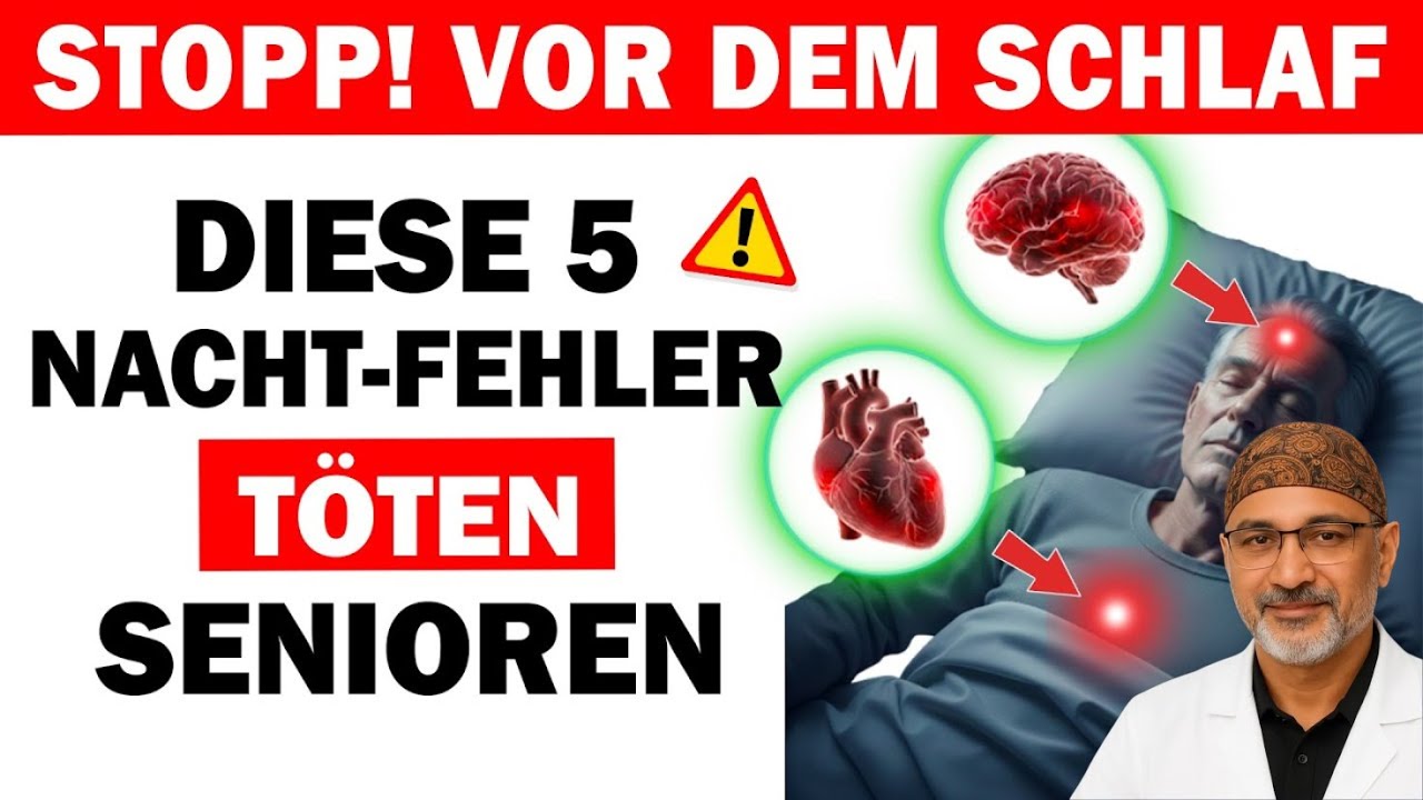 Kardiologe warnt: Diese Schlafposition verdreifacht das Schlaganfallrisiko bei Senioren!
