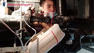 How to clean a fan coil unit ( fcu) cleaning of strainer and coil system