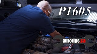 Fixing P1605 engine code