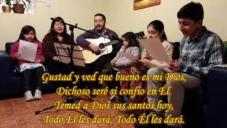 Video thumbnail of "Salmo 34 (Gustad y ved)"