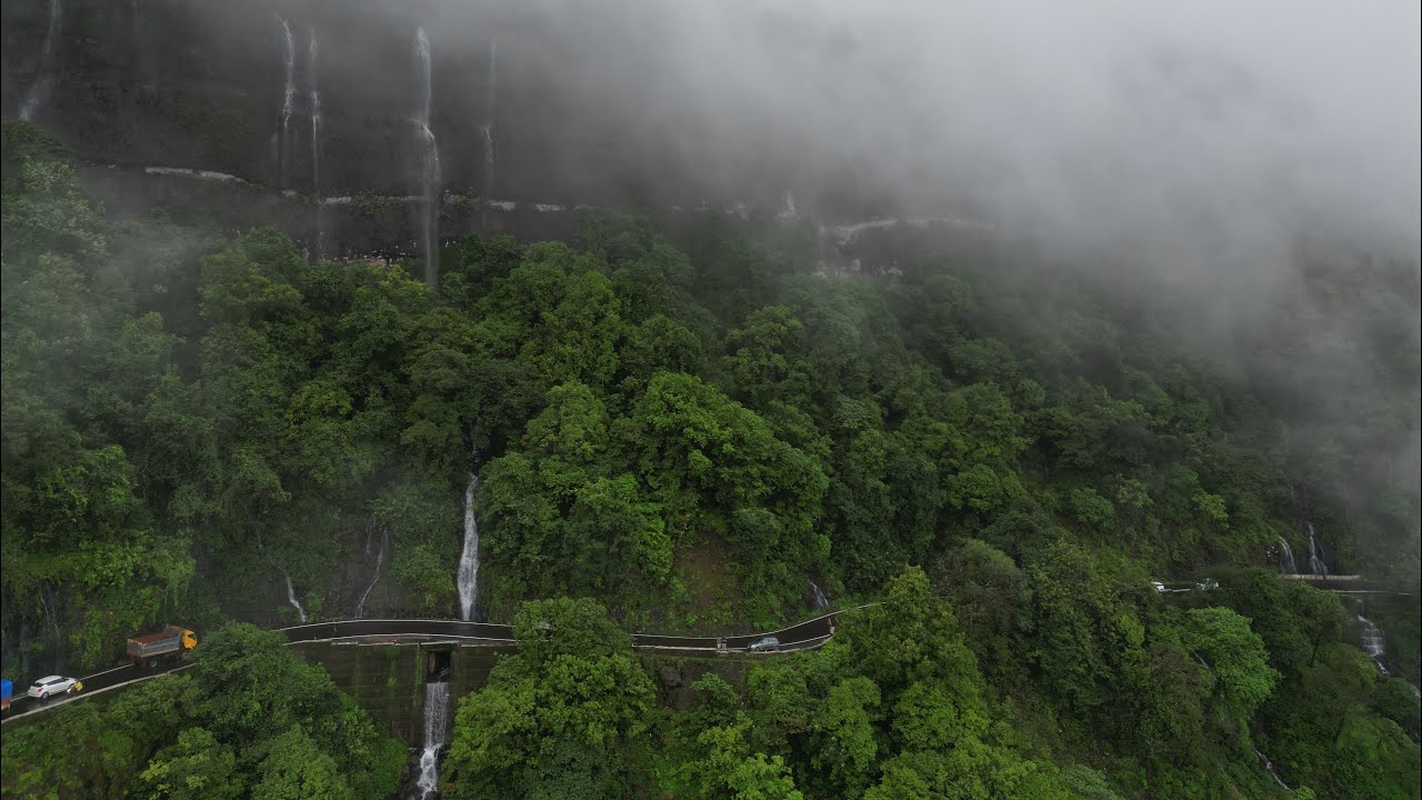 AMBOLI GHAT 2024 | AMBOLI GHAT DRONE VIDEO | AMBOLI WATERFALLS | 