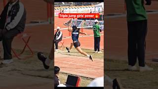 triple jump girls' power 🔥#indianarmedforces #shortsfeed #indianarmy #armylover #commando #ytshorts