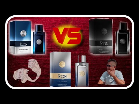 Perfume Antonio Banderas THE ICON, TODOS JUNTOS. EDT, EDP y ELIXIR.