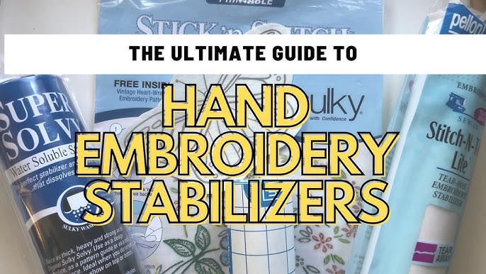 Understanding the Different Types of Embroidery Backings and Stabilizers