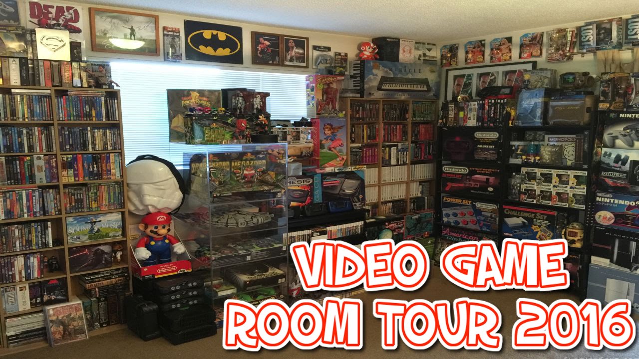 NINTENDO VIDEO GAME ROOM TOUR 2016 !!!!!! [HD] YouTube