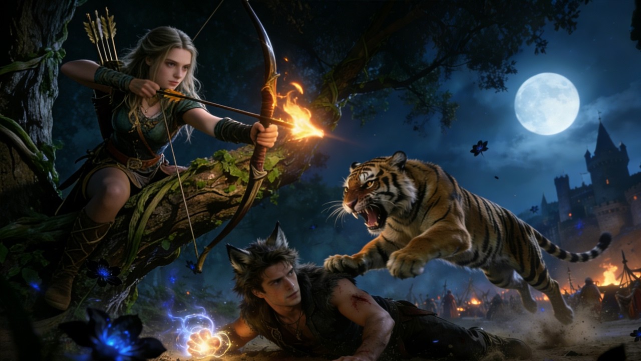 늑대 사냥꾼의 딸, 첫 번째 사냥감은 알파 왕이었다! 운명의 반전이 시작된다-《Love at First Bite》