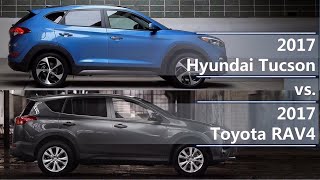 2017 Hyundai Tucson vs 2017 Toyota RAV4 (technical comparison)