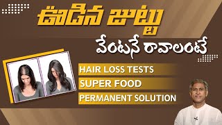 Solution For Hair Fall | Causes For Hair Loss | Manthena Official