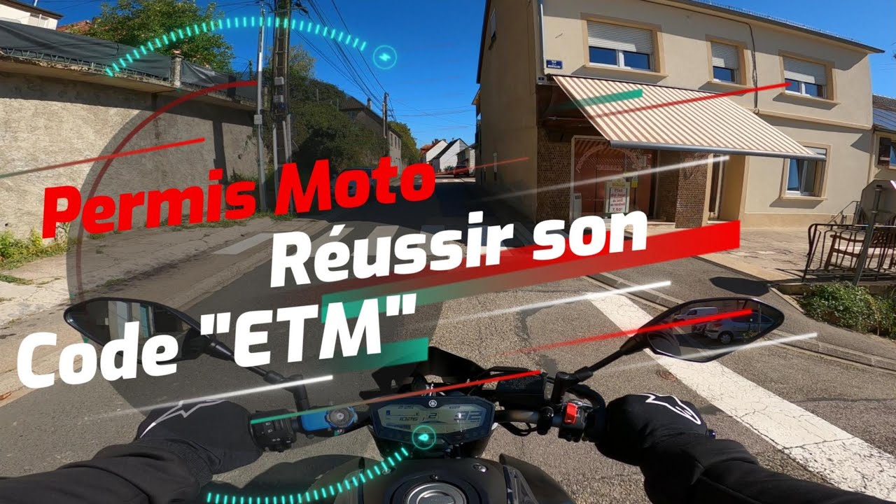 PERMIS MOTO 2024 Comment réussir son CODE MOTO "ETM" ! - YouTube