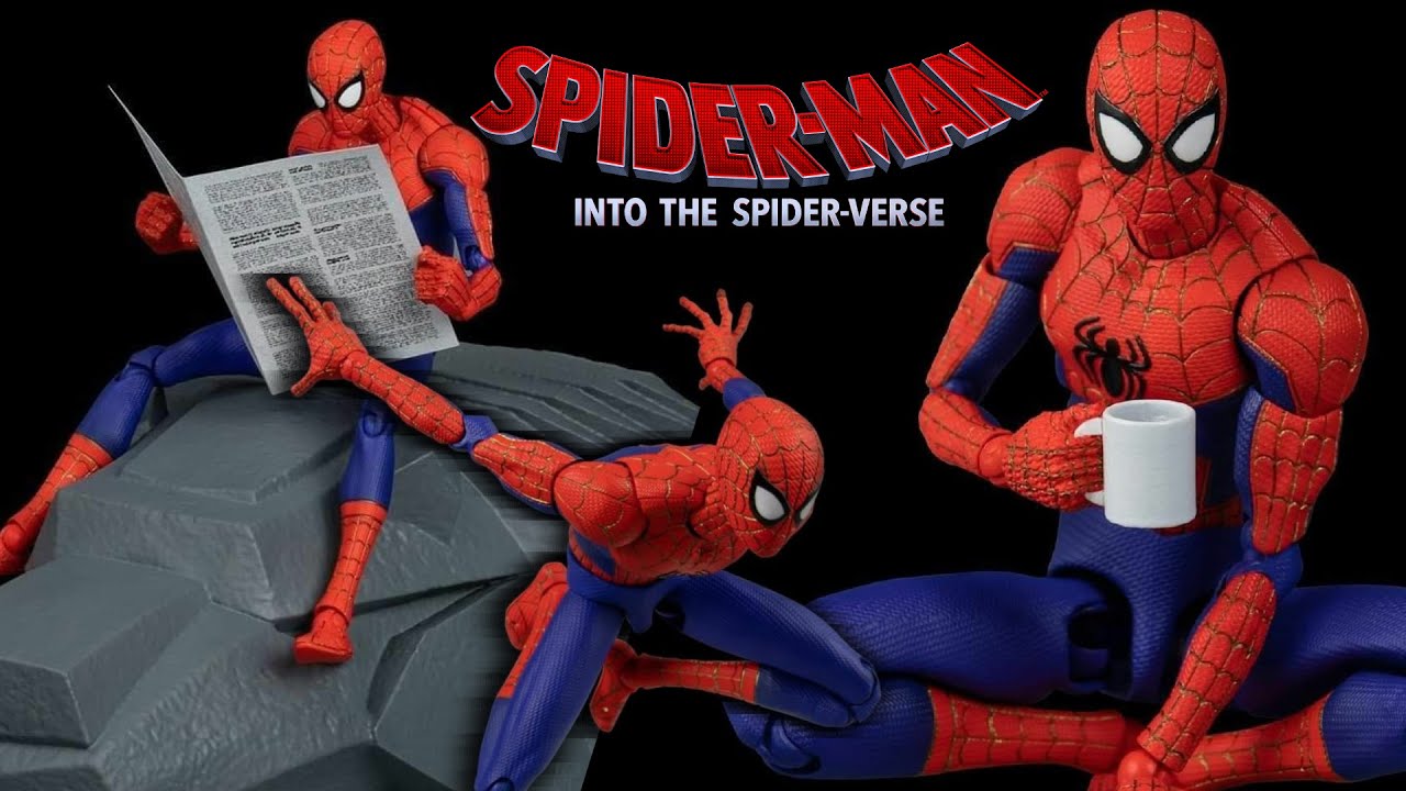 Nueva Figura de Spider-Man Into The Spider-Verse by Sentinel - YouTube