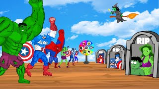 Rescue Team SHE HULK Family & SPIDER GIRL, CAPTAIN AMERICA : Returning from the Dead SECRET - FUNNY