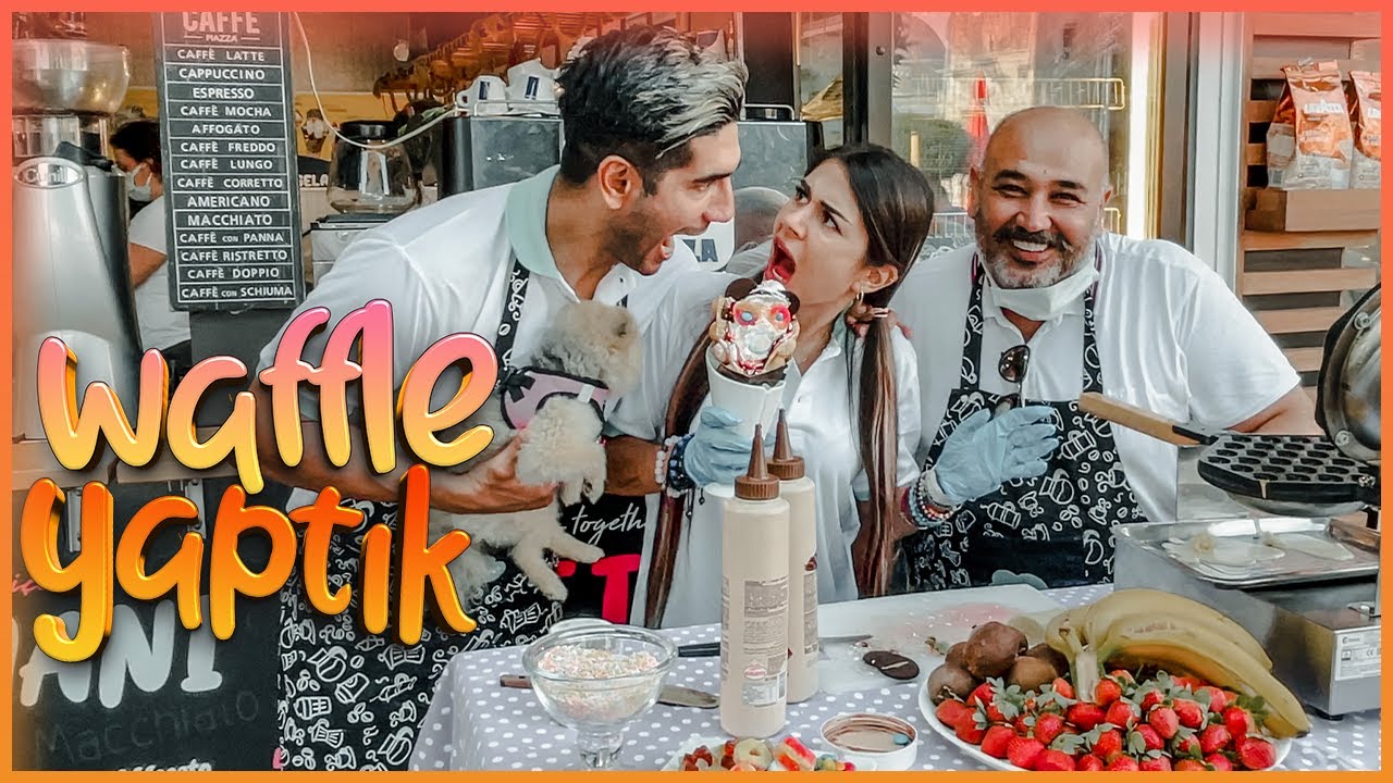 EZGİZEM İLE WAFFLE YAPTIK! (SOKAKTA)