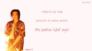 Agust D AMYGDALA [Han/Rom/Ina] Color Coded Lyrics Lirik Terjemahan Indonesia