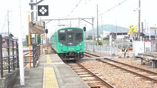 厄神駅から103系加古川行きが発車