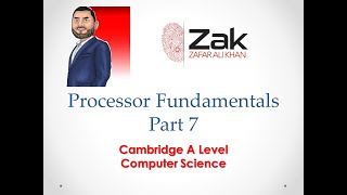 Central Processing Unit (CPU) Architecture | Part 7 | Assembly Lang. & Tracing | A Level | By ZAK