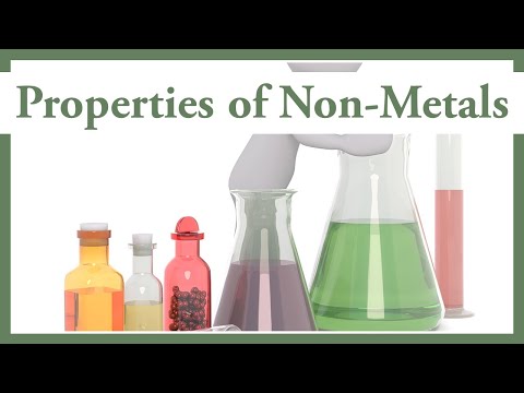 Video: Hvad er de 4 egenskaber ved ikke-metaller?