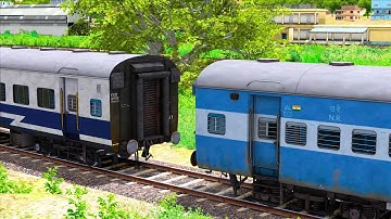 ICF BLUE coupling JANSHATABDI Coach | BUMPY RAILROAD | Train Simulator | Railworks 3 | Railroad Fun