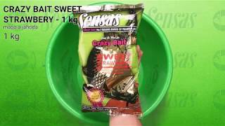 Sensas Crazy Bait Pontyozó Etetőanyag Sweet Strawberry Eper 1 Kg videó