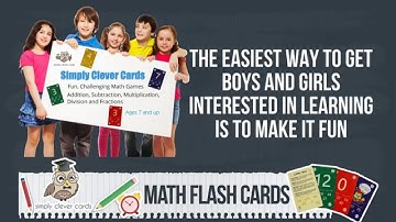 YES! Learning Math Can Be Fun with our Math Flash Cards