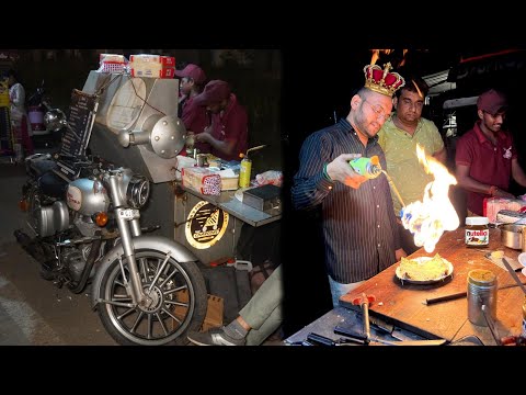 Bullet Raja Garlic Fire, Nutella Toast, Bombay Sandwich || Indian Street Food