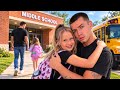 Our Daughter’s First Day Of Middle School!