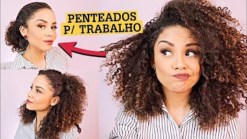 Como prender cabelos cacheados no dia a dia?