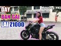 NAVU dạy bạn gái đáng yêu lái Z1000 | Motovlog 82