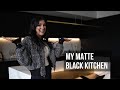 My Matte Black Kitchen | Before and After | Luxury Home Design