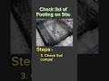 Check list of footing on site #footing #design