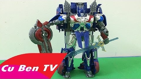 ROBOT Transformer lắp ghép biến hình xe đầu kéo ► Cu Ben TV