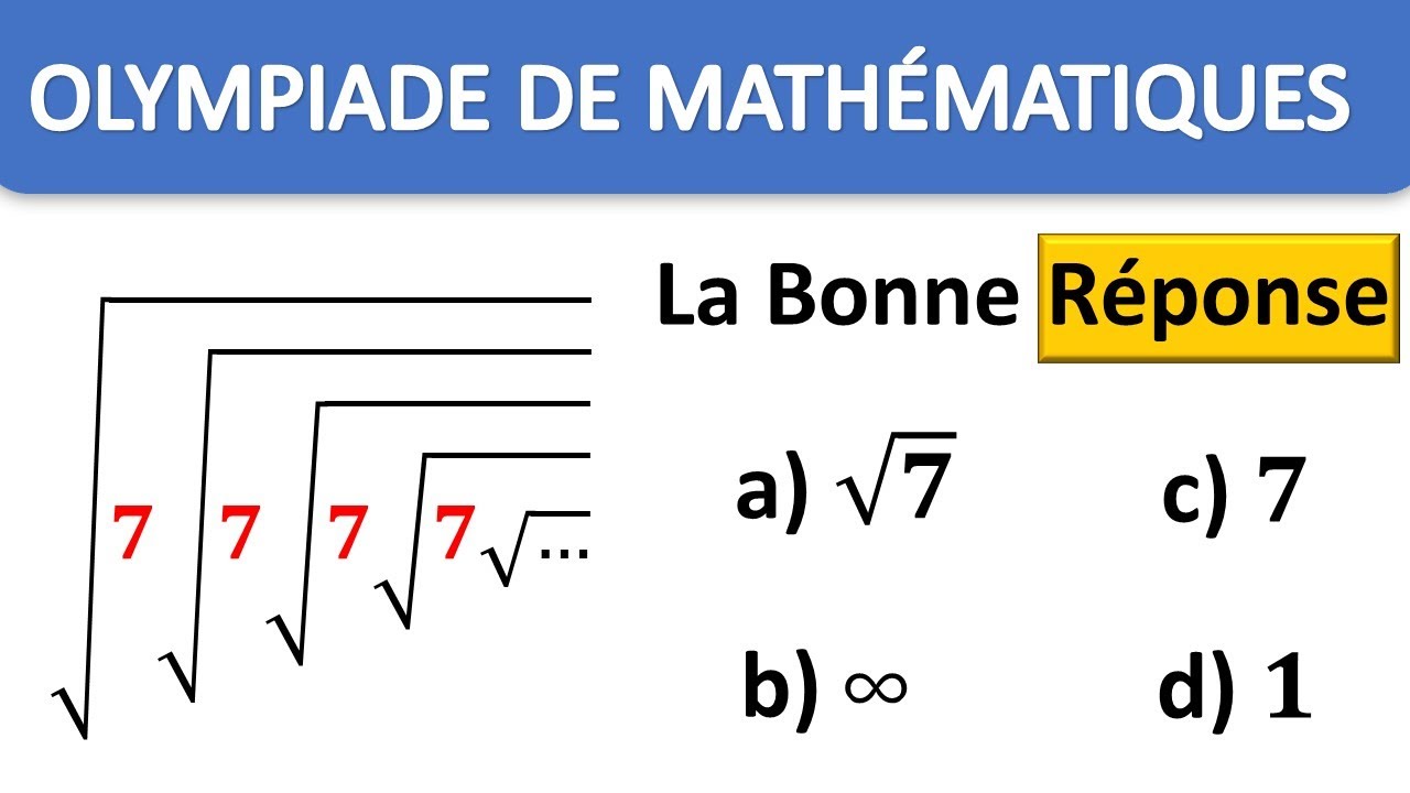 Preparation olympiade maths les astuces racine olympiades maths