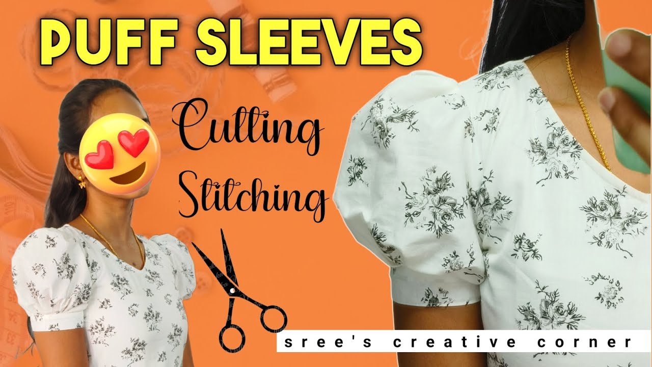Puff Sleeves Cutting and Stitching/ Trendy Balloon sleeves cutting & stitching/ Butta hands cutting