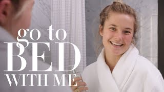 Bridget Malcolm's Nighttime Skincare Routine | Go To Bed With Me | Harper's BAZAAR