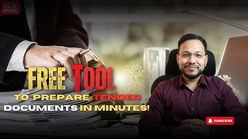 FREE Tool to Prepare Tender Documents in Minutes 🚀 ⏳ SAVE YOUR TIME AND ENERGY