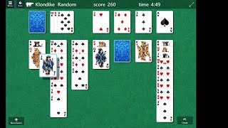 solitaire card game gameplay walkthrough example