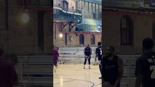 Big man hits the 3-pointer