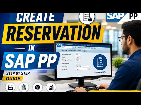 How to Create Reservation in SAP PP | Step-by-Step Guide