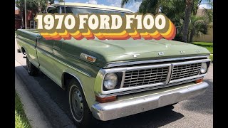 1970 Ford F100 Sport Custom - Test Drive and Walkaround