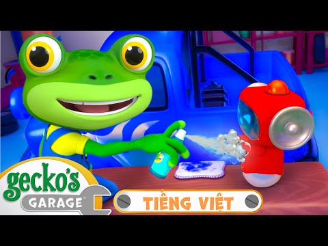 Ga-ra Gecko – Làm Mới Xe Tải Quái Vật | Xe TảI Dành Cho Trẻ Em | Gecko’s Garage Tiếng Việt