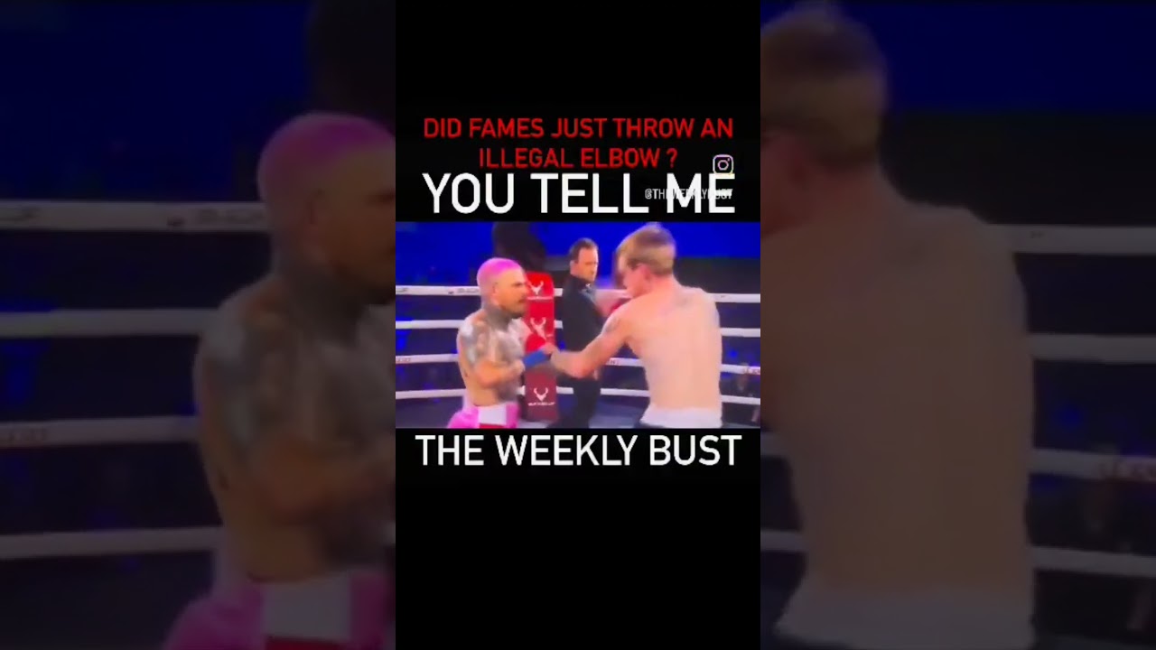 Did Fames Throw an ILLEGAL ELBOW VOTE IN THE COMMENTS #podcast #bareknuckle #BKFC