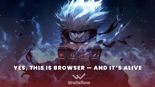 This Kakashi LIVE Wallpaper Will Make Your Browser Look INSANE screenshot 3