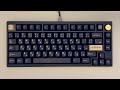 QK75 Nixies (Lubed) on Plateless Sound Test