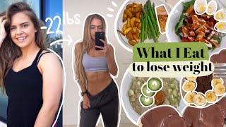 What I Eat in a Day TO LOSE WEIGHT (& my training)