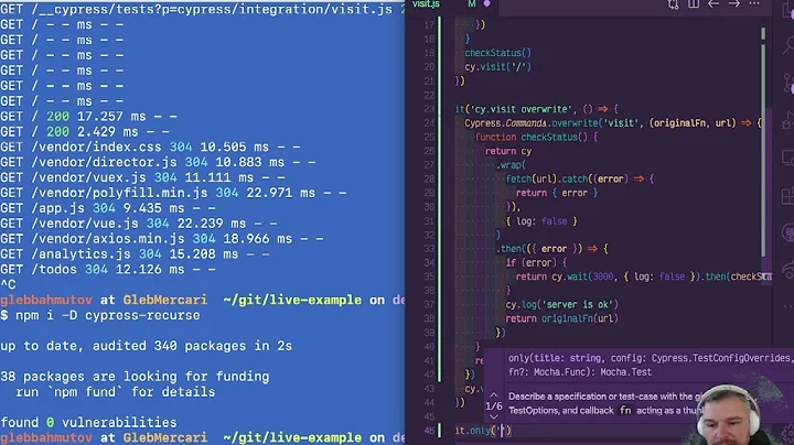 Use cypress-recurse To Ping The Site Before Visiting It