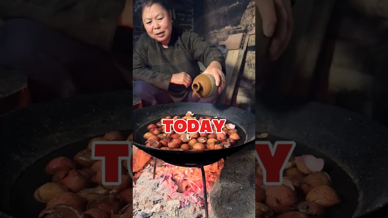 «Вы не поверите, как эта китайская тётушка готовит личи! 🫛🔥»