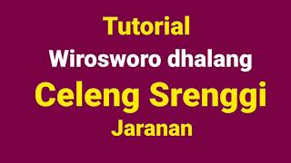 Tutorial Wirosworo Dalang Srenggi Jaranan.