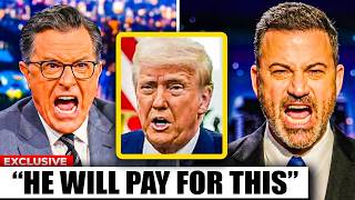 Trump LOSES It After Jimmy Kimmel and Stephen Colbert DESTROYED Trump On LIve TV