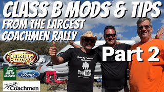 Famous CLASS B MODS & TIPS from Coachmen Beyond Rally | The Ultimate Campervan Rally Net Worth