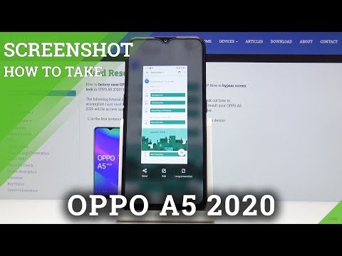 How to take a Screenshot in OPPO A5 2020 - Capture Display