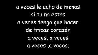 A veces Los Aldeanos letra